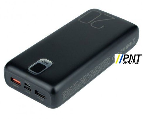 Павербанк PR185 digital display with cable (TYPE-C, Lightning) fast charging power bank (QC22.5W/PD2) XOPB18520 фото