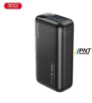 Павербанк PR200 30000mAh dual-input threeoutput large-capacity digital display fast charging power bank PD20W/QC22.5W XOPR20030 фото