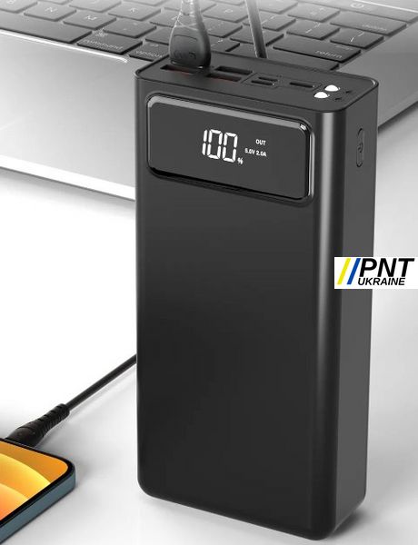 Павербанк PR125 digital display power bank 50000mah (3 input 4 output) XOPR12530 фото