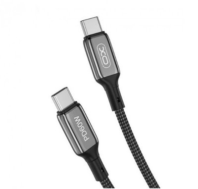 Кабель NB-Q180B Type-c to Type-c 60W Braided Zinc Alloy USB Cable 1M XONBQ180T фото